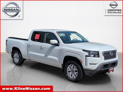 Glacier White 2023 Nissan Frontier SV