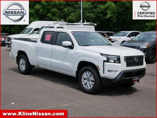 Glacier White 2023 Nissan Frontier SV