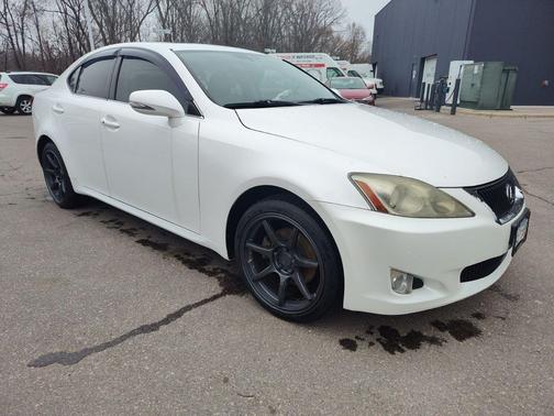 White 2009 Lexus IS 250 Base