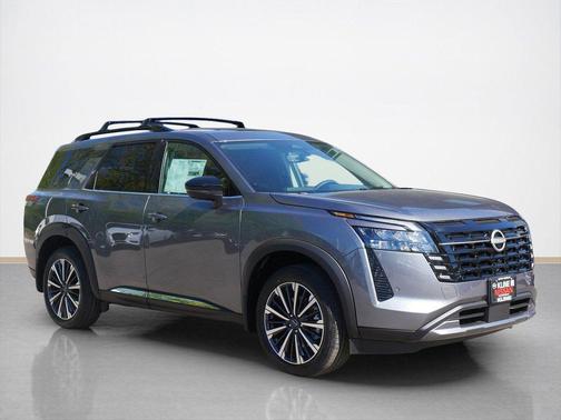 Gun Metallic 2026 Nissan Pathfinder Platinum