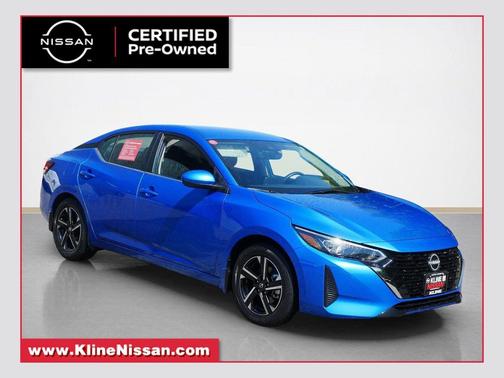 Electric Blue Metallic 2025 Nissan Sentra SV