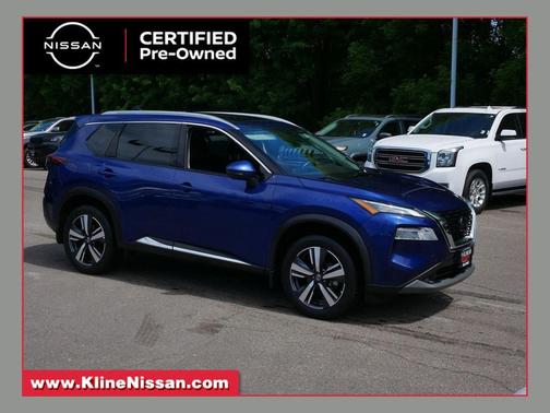 Caspian Blue Metallic 2021 Nissan Rogue SL