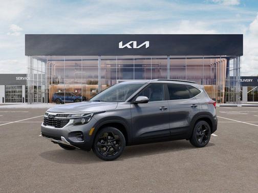 Steel Gray 2026 Kia Seltos EX