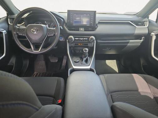 Cavalry Blue 2022 Toyota RAV4 Hybrid SE