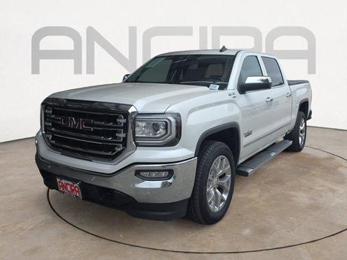 White Frost Tri-Coat 2018 GMC Sierra 1500 SLT