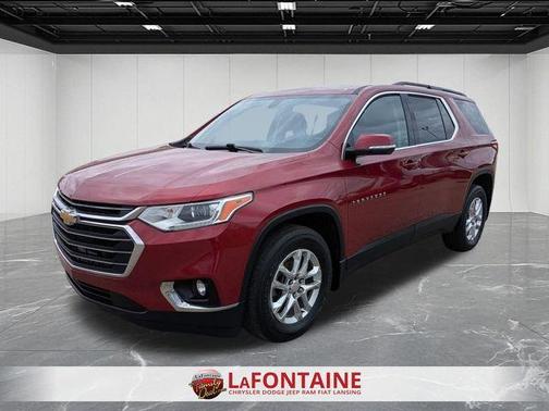Red Tinted Clearcoat 2019 Chevrolet Traverse LT Cloth