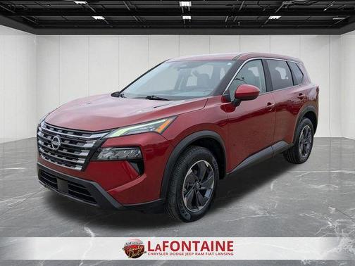Scarlet Ember 2025 Nissan Rogue SV