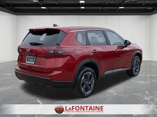 Scarlet Ember 2025 Nissan Rogue SV