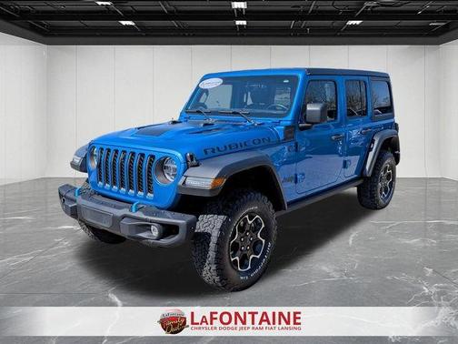 Hydro Blue Pearl 2022 Jeep Wrangler Unlimited 4xe Rubicon