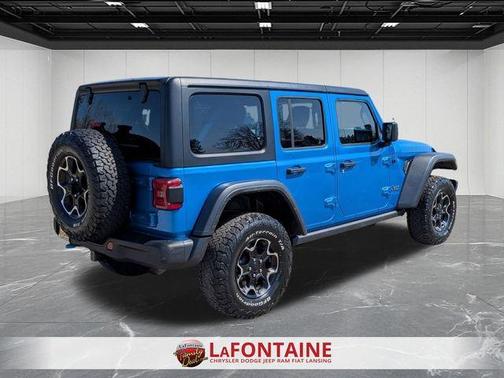 Hydro Blue Pearl 2022 Jeep Wrangler Unlimited 4xe Rubicon