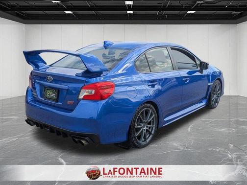 Blue 2017 Subaru WRX STI Base