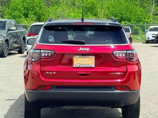 Red 2025 Jeep Compass Limited