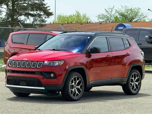 Red 2025 Jeep Compass Limited