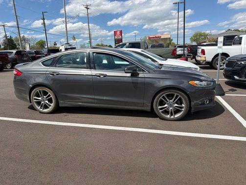 Gray 2015 Ford Fusion Titanium