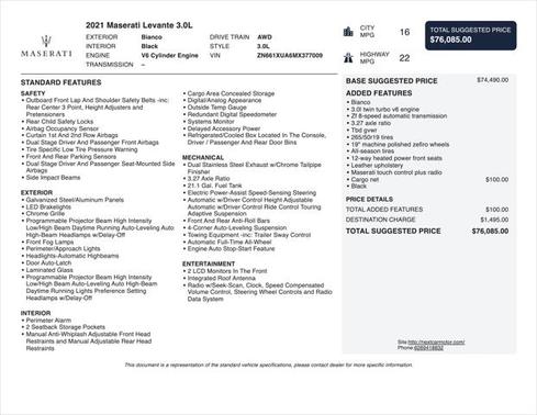 2021 Maserati Levante Base
