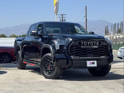 Midnight Black Metallic 2024 Toyota Tundra Hybrid TRD Pro