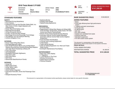 2018 Tesla Model X 100D