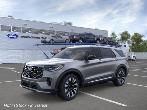 Carbonized Gray Metallic 2026 Ford Explorer Platinum
