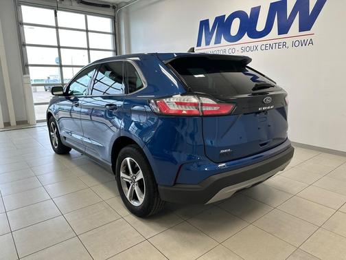 Atlas Blue Metallic 2023 Ford Edge SEL