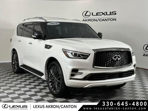 Moonstone White 2023 INFINITI QX80 PREMIUM SELECT AWD