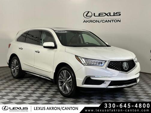 White Diamond Pearl 2018 Acura MDX 3.5L w/Technology Package