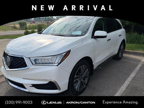 White Diamond Pearl 2018 Acura MDX 3.5L w/Technology Package