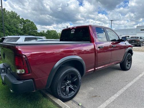 Delmonico Red Pearlcoat 2021 RAM 1500 Classic Warlock Quad Cab 4x4 6'4' Box