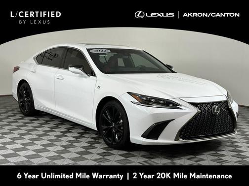 Ultra White 2022 Lexus ES 350 F Sport