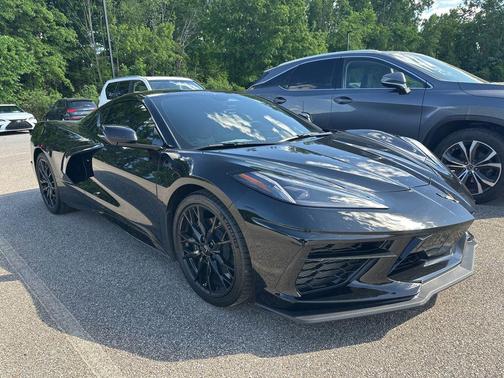 Black 2025 Chevrolet Corvette Stingray w/1LT