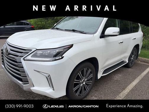 Eminent White Pearl 2020 Lexus LX 570 Three-Row