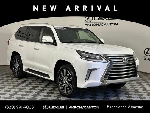 Eminent White Pearl 2020 Lexus LX 570 Three-Row