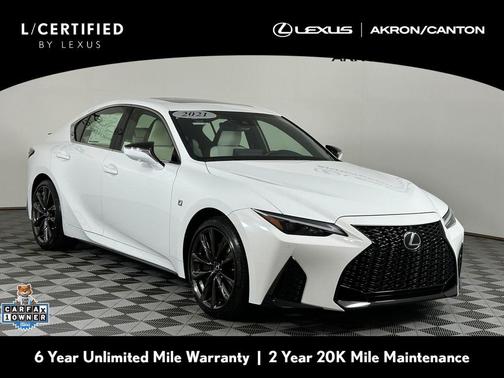 Ultra White 2021 Lexus IS 350 Base
