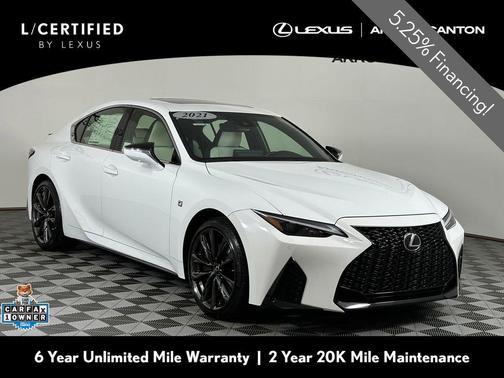 Ultra White 2021 Lexus IS 350 Base