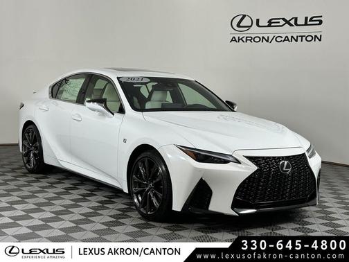 Ultra White 2021 Lexus IS 350 Base