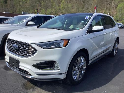 Star White 2024 Ford Edge Titanium