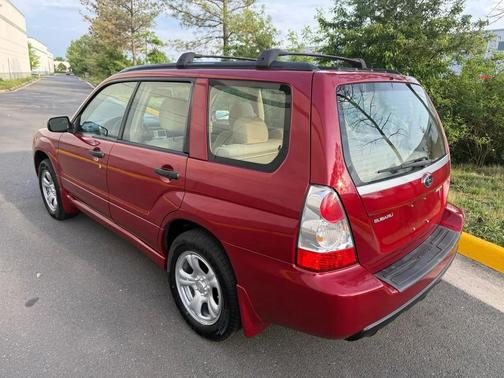 Burgundy 2007 Subaru Forester 2.5 X