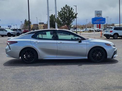 Silver 2023 Toyota Camry Hybrid XSE