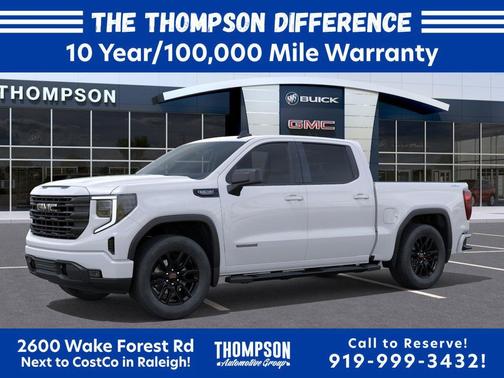 Summit White 2026 GMC Sierra 1500 Elevation