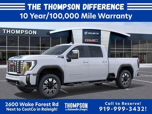 Glacier White Tricoat 2026 GMC Sierra 2500 Denali