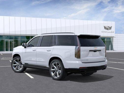 Vibrant White Tricoat 2026 Cadillac Escalade Sport Platinum