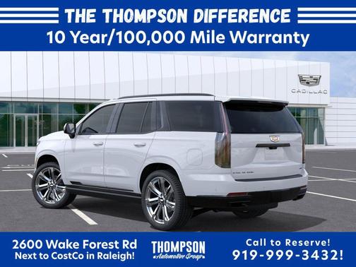 Vibrant White Tricoat 2026 Cadillac Escalade Sport Platinum