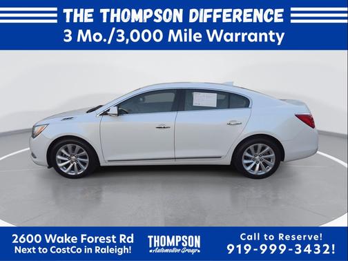 White Frost Tricoat 2016 Buick LaCrosse Leather