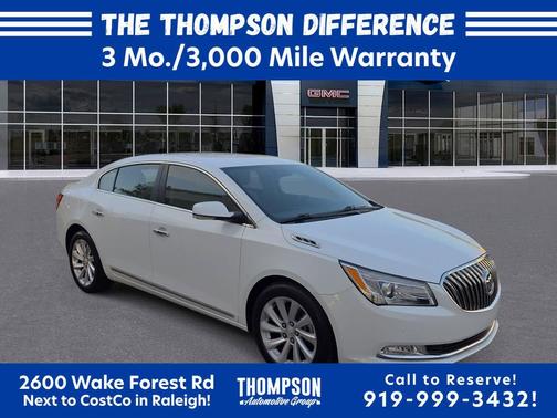 White Frost Tricoat 2016 Buick LaCrosse Leather