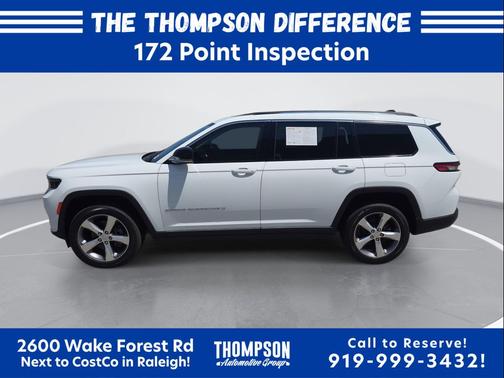 Bright White Clearcoat 2021 Jeep Grand Cherokee L Limited