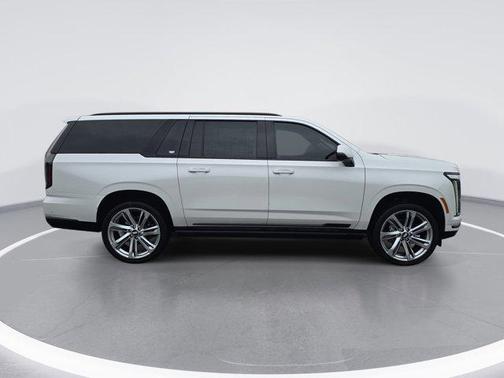 Crystal White Tricoat 2025 Cadillac Escalade ESV Sport Platinum