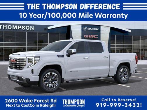 Glacier White Tricoat 2026 GMC Sierra 1500 Denali