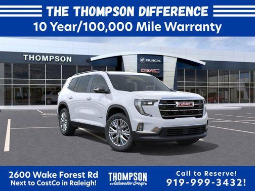 Glacier White Tricoat 2026 GMC Acadia Elevation FWD