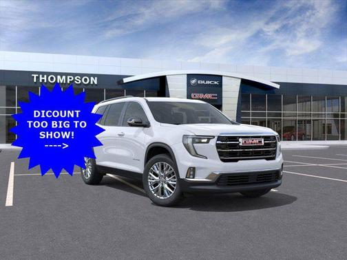 Glacier White Tricoat 2026 GMC Acadia Elevation FWD