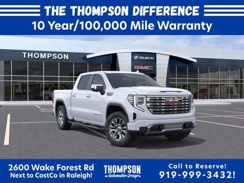 Glacier White Tricoat 2026 GMC Sierra 1500 Denali