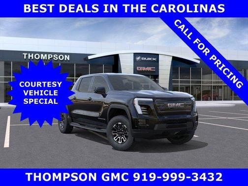 Onyx Black 2026 GMC Sierra EV Standard Range Elevation